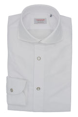 White Oxford Brush Shirt - Italian Cotton - Handmade in Italy