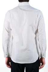 White Oxford Brush Shirt - Italian Cotton - Handmade in Italy