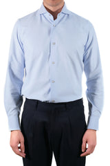 Azure Oxford Brush Shirt - Italian Cotton - Handmade in Italy