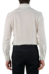 White Jersey Polo Shirt Handmade