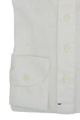 White Jersey Polo Shirt Handmade