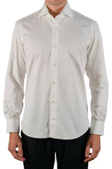 White Denim Shirt Handmade