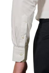 White Denim Shirt Handmade