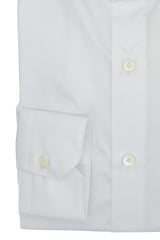 Easy Iron White Twill Shirt