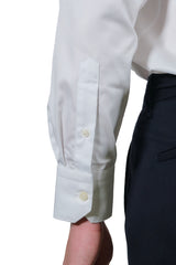 Easy Iron White Twill Shirt