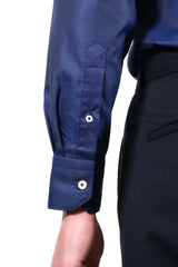 Easy Iron Blue Twill Shirt