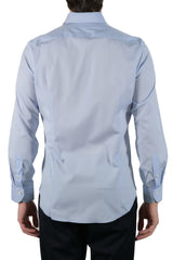 One Piece Button Down Azure Popeline Shirt