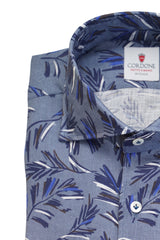 Lino Fiore Azzurro Chiaro