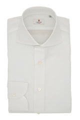 Camicia Dobby Rombi Bianca