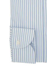 Striped Twill Shirt Azure