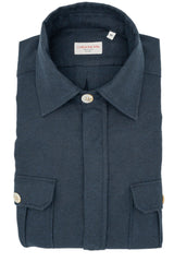 Safari Flannell Overshirt Blue