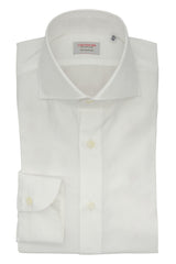 White Twill Solid Shirt Handmade