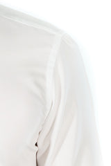 White Twill Solid Shirt Handmade