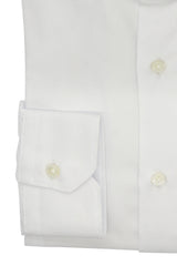 White Royal Oxford Solid Shirt Handmade