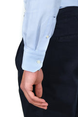 Camicia Tinta Unita Royal Oxford Bianco Fatta a Mano