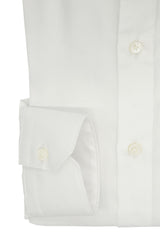White Twill Solid Shirt Handmade