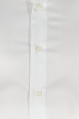 White Twill Solid Shirt Handmade