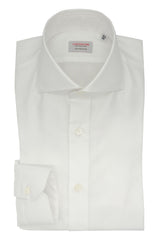 White Twill Solid Shirt Handmade