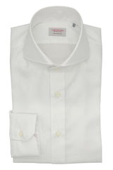 White Twill Solid Shirt Handmade