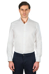 White Twill Solid Shirt Handmade