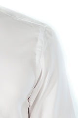 White Twill Solid Shirt Handmade