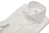White Twill Solid Shirt Handmade