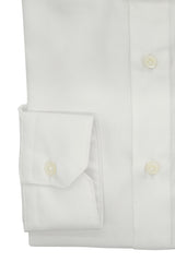 White Twill Solid Shirt Handmade