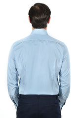 Striped Popeline Shirt Green