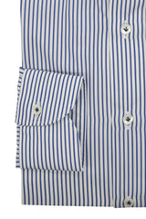 Camicia Righe Popeline Blue