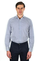Camicia Righe Popeline Blue
