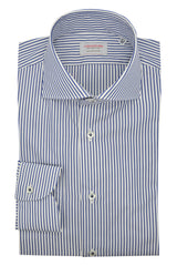 Camicia Righe Popeline Blue