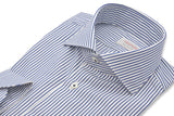Camicia Righe Popeline Blue