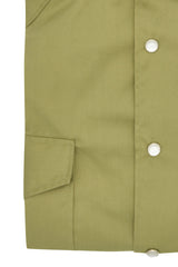 Green Tex Model Shirt - Italian Cotton - Handmade in Italy