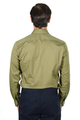 Green Tex Model Shirt - Italian Cotton - Handmade in Italy