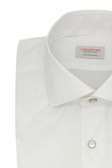 White Tex Model Shirt - Italian Cotton - Handmade in Italy
