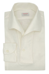 One Piece White Jersey Silk Polo Shirt