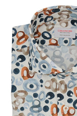 Parots Blu Black - Italian Cotton - Handmade in Italy