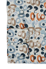 Parots Blu Black - Italian Cotton - Handmade in Italy