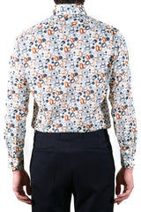 Parots Blu Black - Italian Cotton - Handmade in Italy