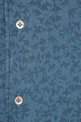 Damask Light Blue Denim Shirt