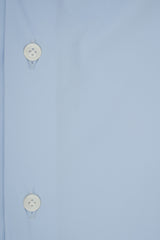 Camicia no stiro tessuto tecnico azzurra