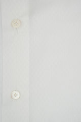 Camicia Dobby Rombi Bianca