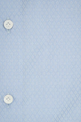 Dobby Shirt Azure Rhombs