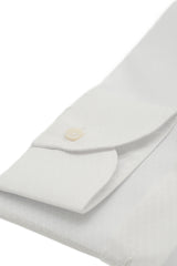 Camicia Dobby Rombi Bianca