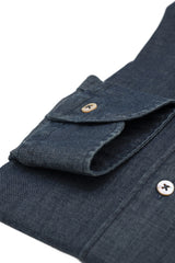 Dark Blue Denim Shirt