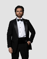 Plissé Wing Collar Tuxedo Shirt