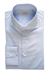 Azure Popeline Solid Shirt