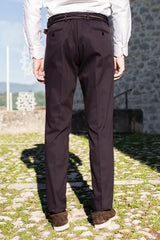 Blue Cotton Trousers