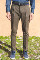Green Cotton Trousers