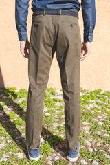 Green Cotton Trousers